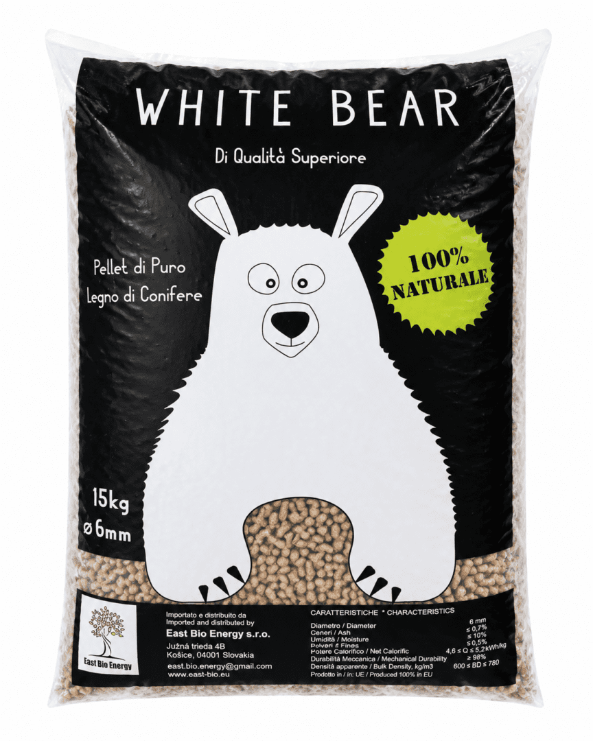 Holzpellet A1 White Bear